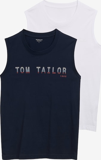 S dydžio Marškinėliai iš TOM TAILOR, spalva – tamsiai mėlyna / raudona / balta, Prekių apžvalga