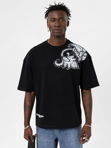 T-Shirt 'French Marigold' VAMOS CLO en noir : devant