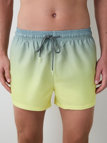 Penti Rövid fürdőnadrágok 'PENTI Herren-Badeshorts mit Farbverlauf und Streifen' - vegyes színek: elől