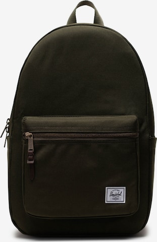 Herschel - Mochila 'Settlement' en verde: frente