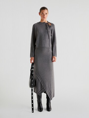 Scalpers Pullover in Grau: Vorderseite