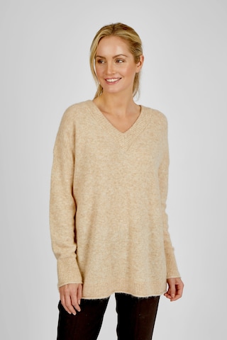 Lovely Sisters Pullover 'Paola' in Beige: predná strana