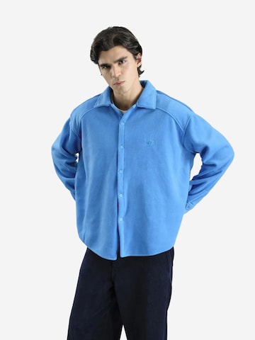 Veste mi-saison Giesto en bleu : devant