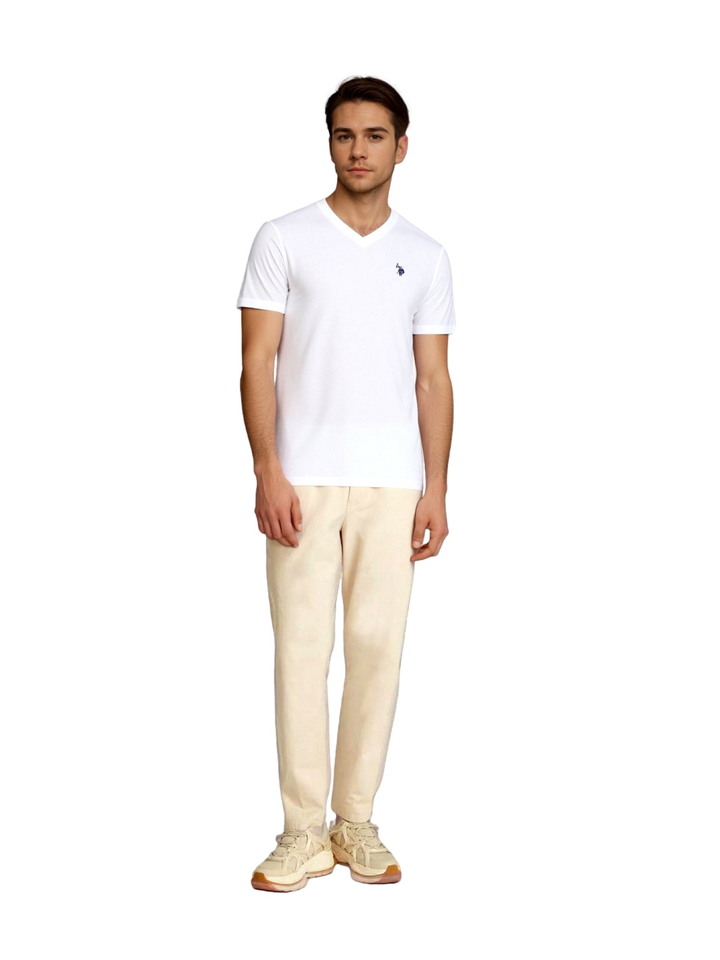 T-Shirt U.S. POLO ASSN. en blanc
