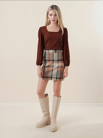 Bigdart Bluse in Braun