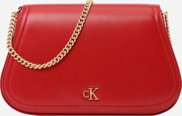 Sac à bandoulière Calvin Klein en rouge : devant