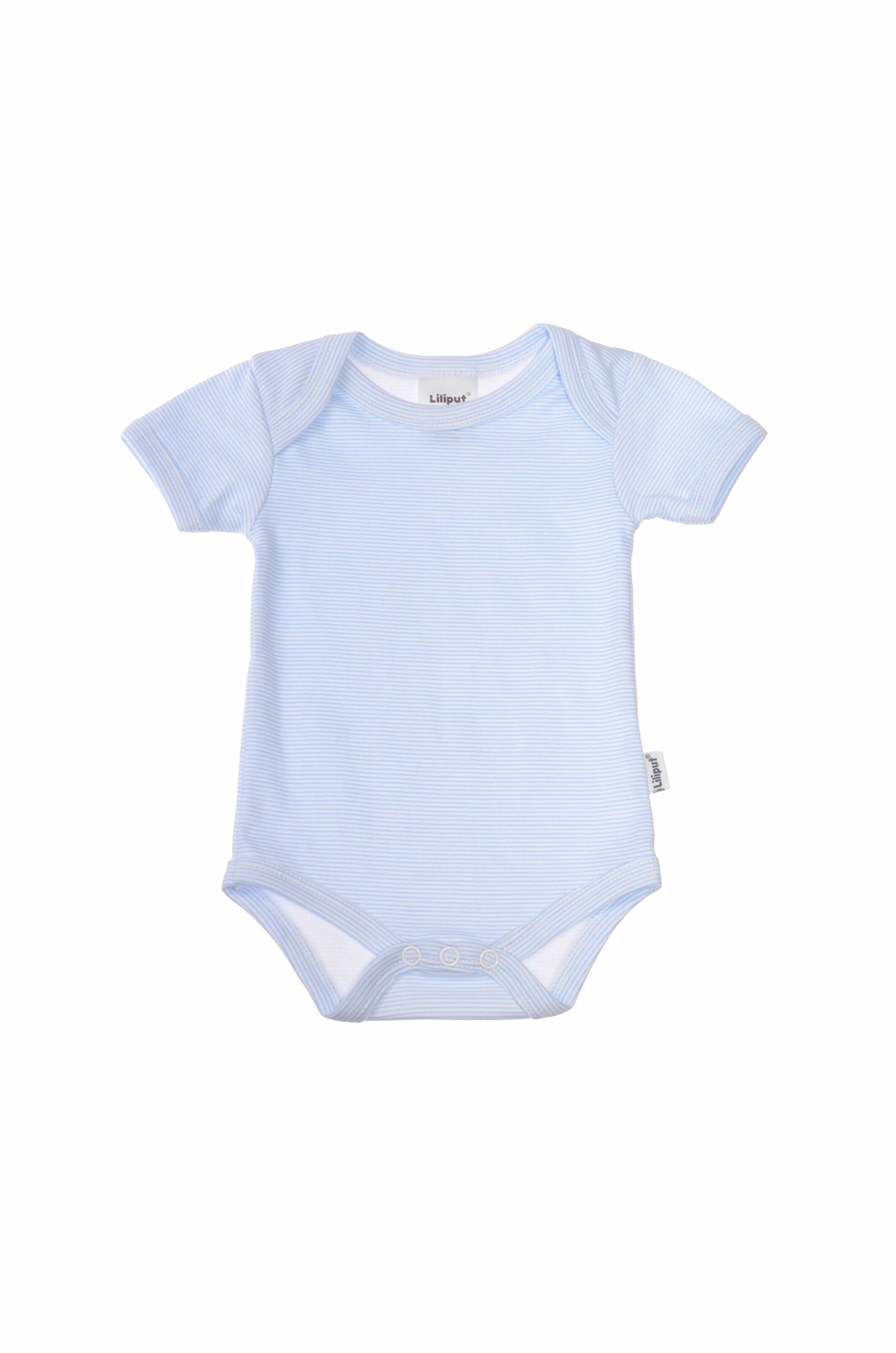 LILIPUT Kurzarmbody in Blau: Vorderseite