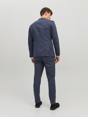 JACK & JONES Slim fit Suit Jacket 'Rivera' in Blue