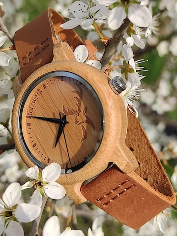 Holzwerk - Reloj analógico 'GERA' en marrón