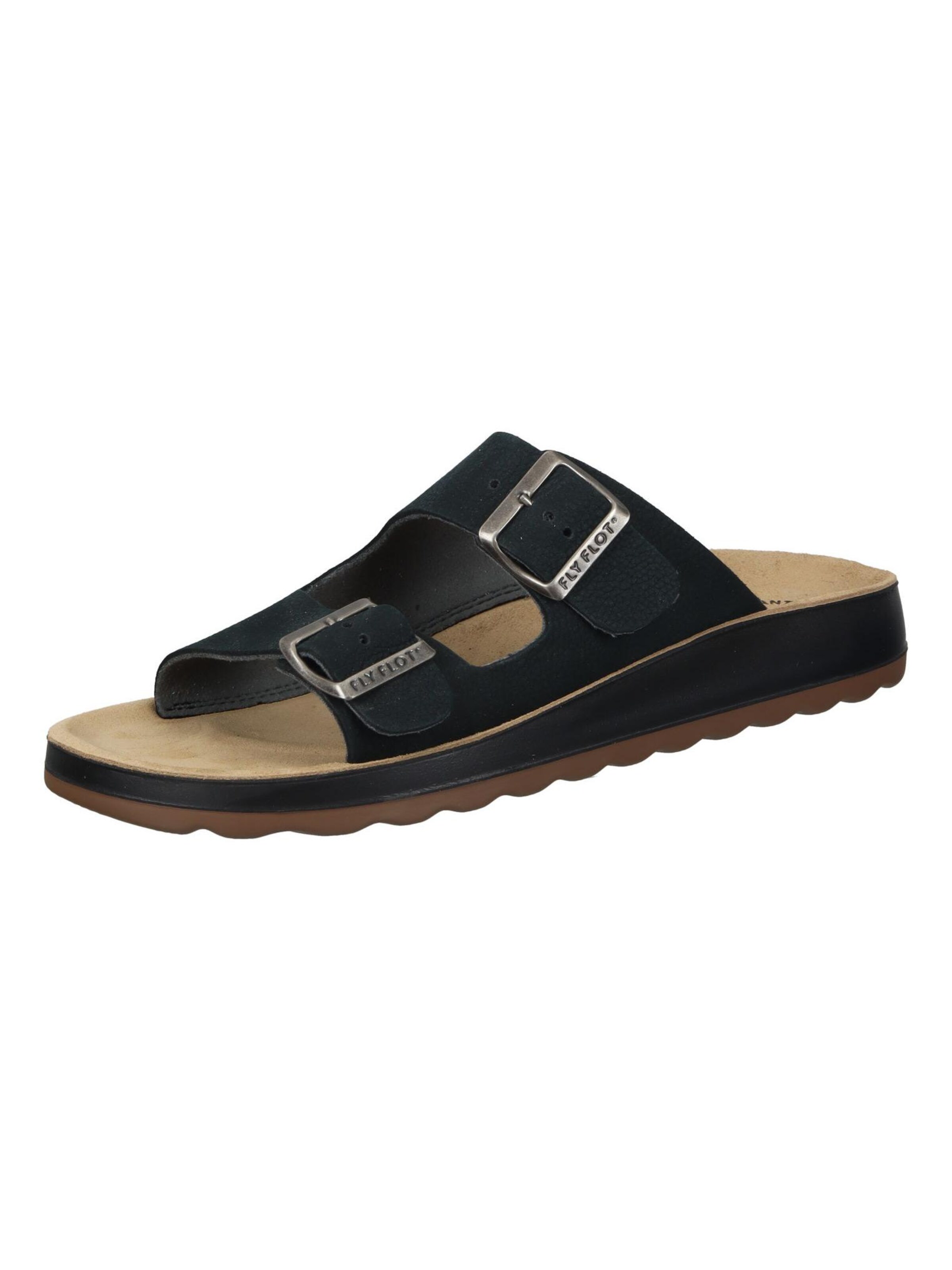 FLY FLOT Mules in Black, Item view