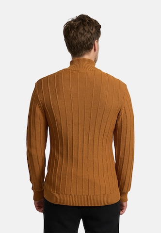 Vestes en maille ' Truman ' JEFF en marron