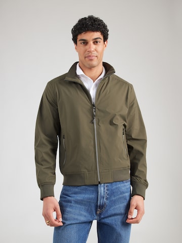 Veste mi-saison LERROS en vert : devant