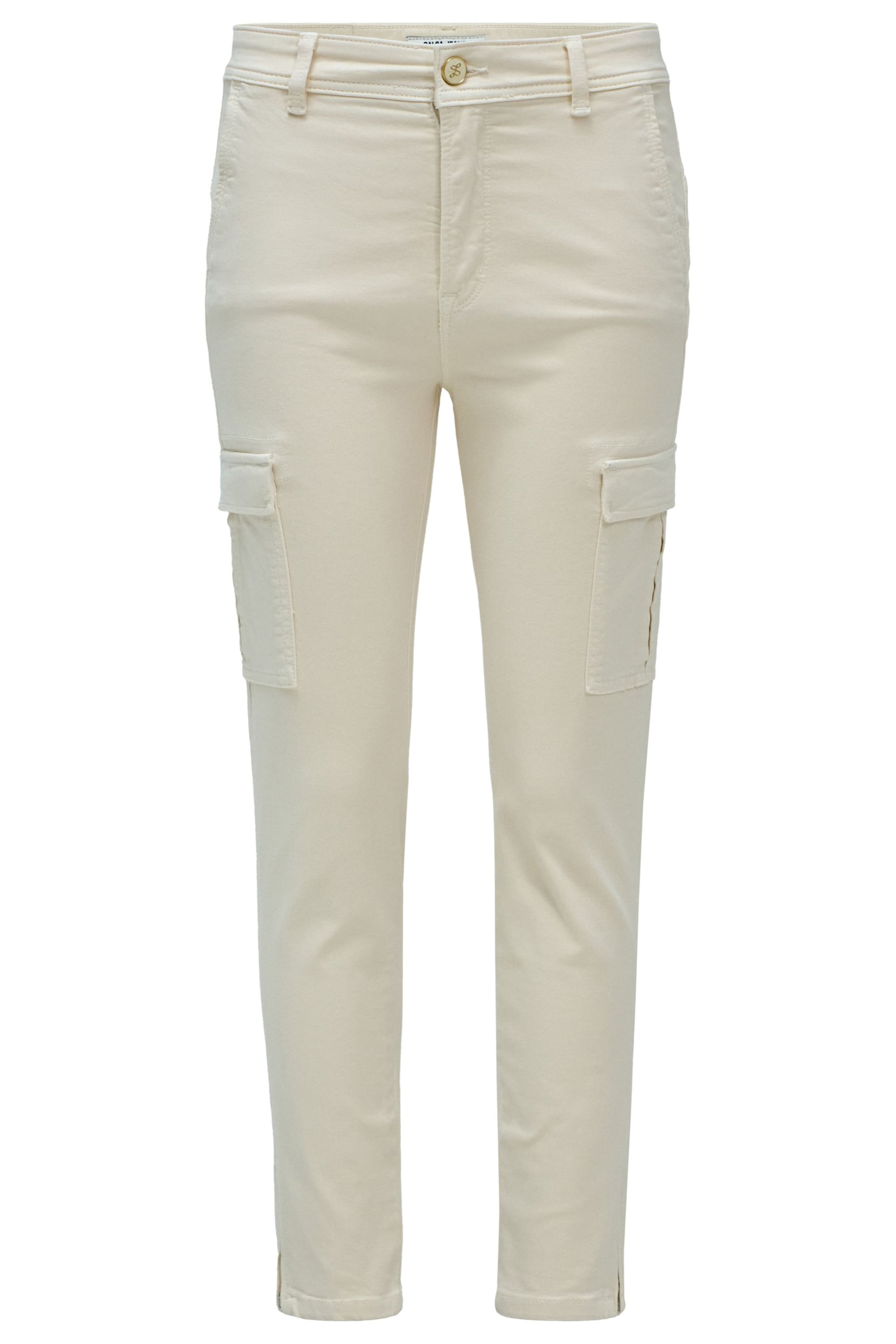 Salsa Jeans Skinny Cargo jeans in Beige: front