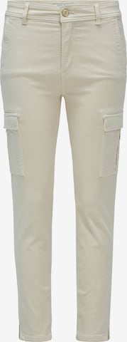 Salsa Jeans Skinny Cargojeans in Beige: voorkant