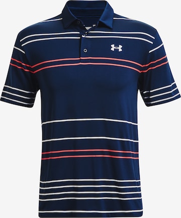 UNDER ARMOUR Performance Shirt 'Playoff Polo' in Blue: front