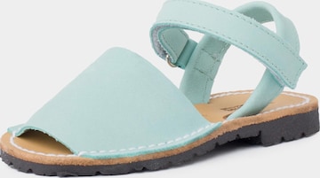 Sandales Pisamonas en bleu : devant
