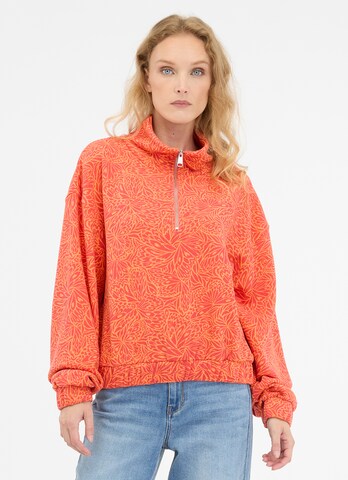 Ragwear Sweatshirt in Orange: front