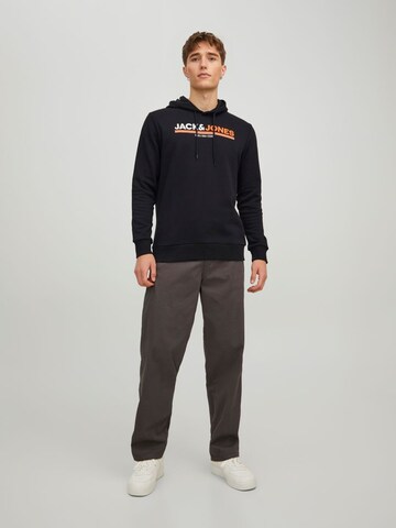 JACK & JONES Sweatshirt 'Frederik' in Schwarz
