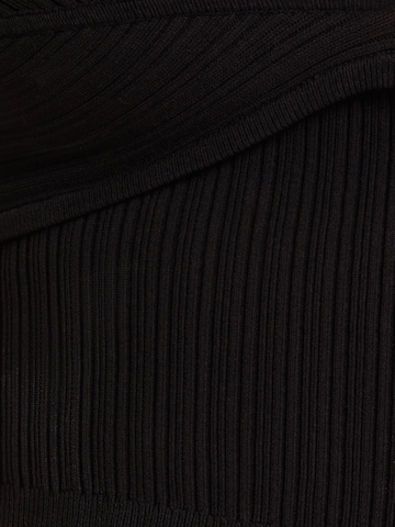 Bershka Knitted top in Black