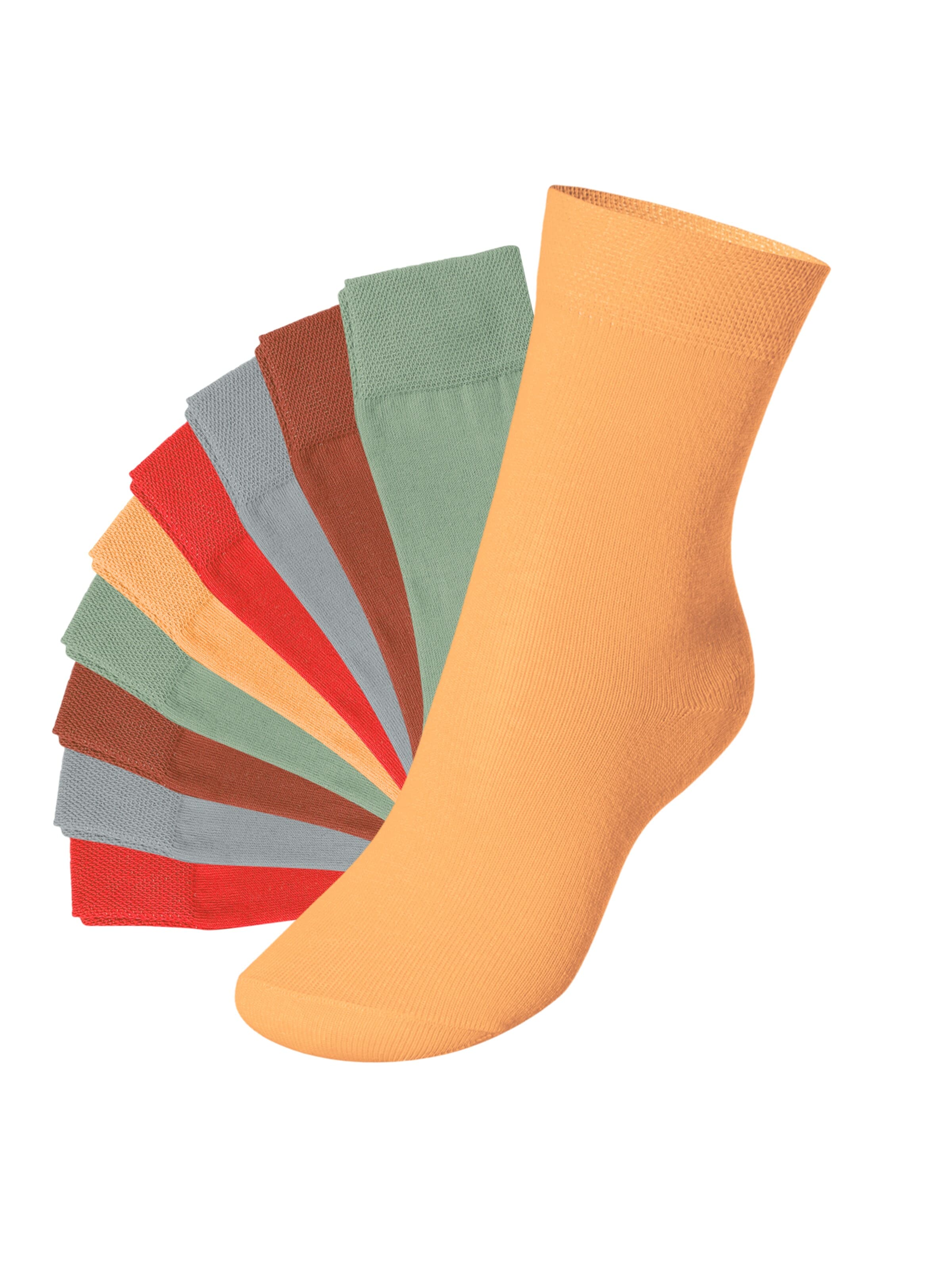footstar Socken 'EVERYDAY!'‌‌‌‌‌‌ in Gelb: Vorderseite