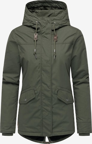 Veste d’hiver 'YOUMODO' Ragwear en vert : devant