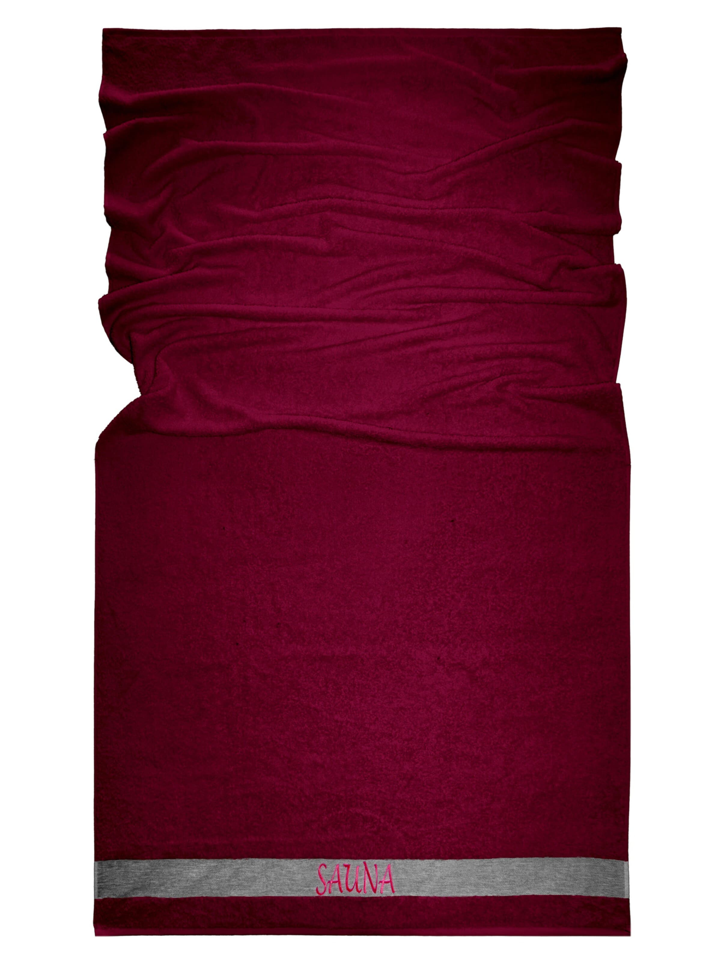 Lashuma Towel 'Lima' in Red: front