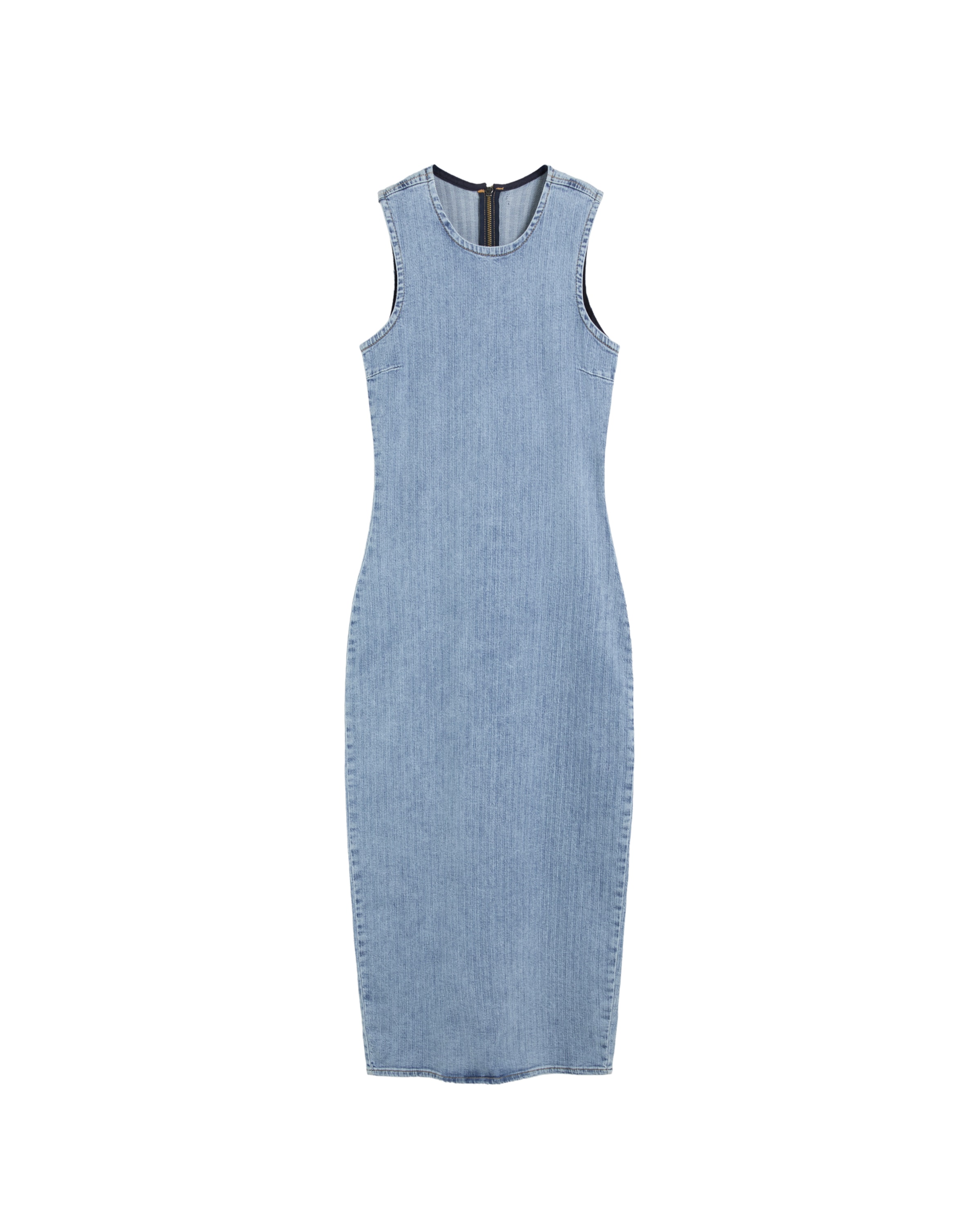 Scalpers Herring Denim Dress ' ' in Blau: Vorderseite
