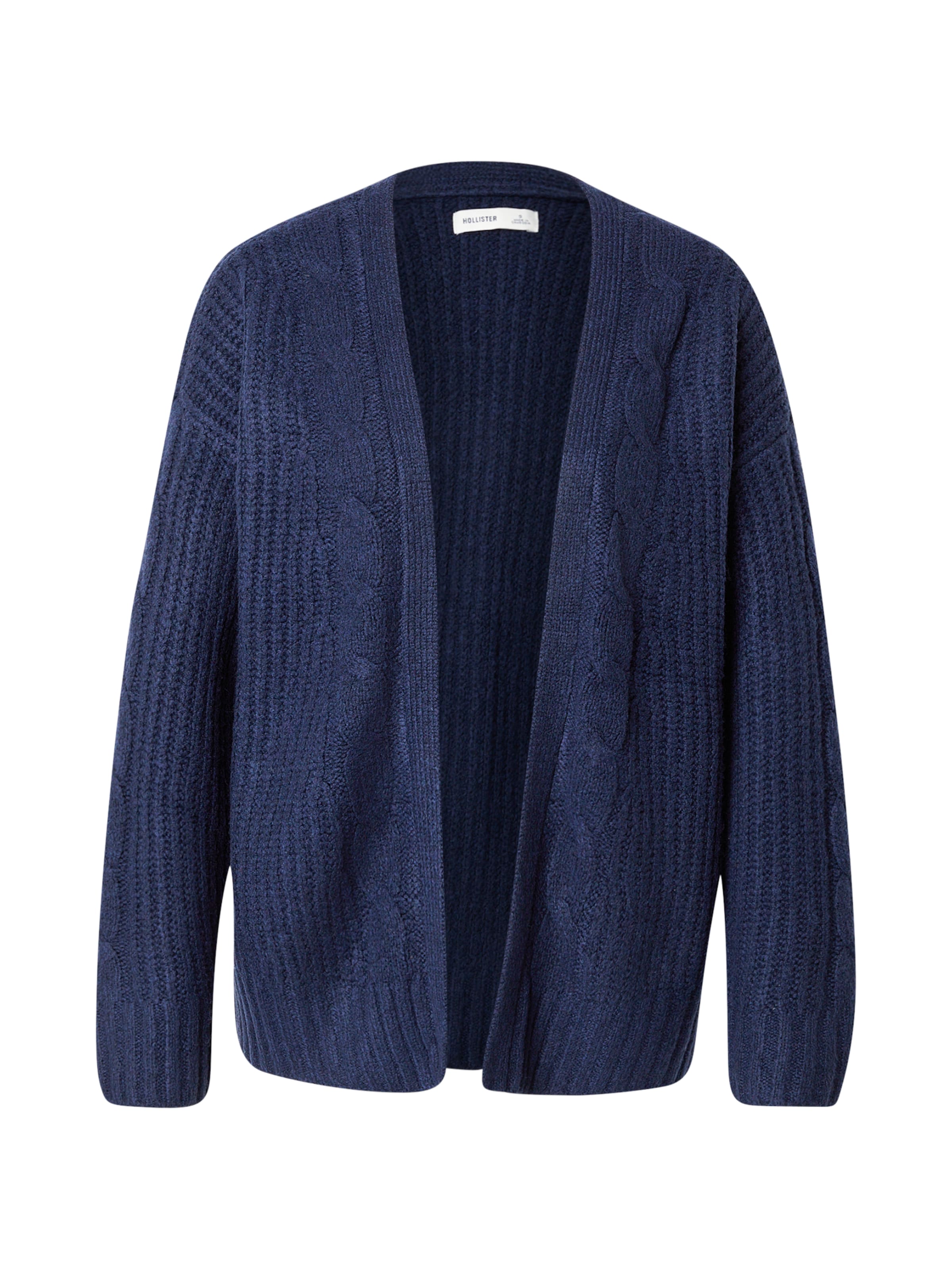 HOLLISTER Gebreid vest in Blauw: voorkant