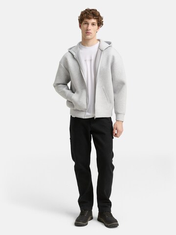 TOM TAILOR DENIM Sweatvest in Grijs