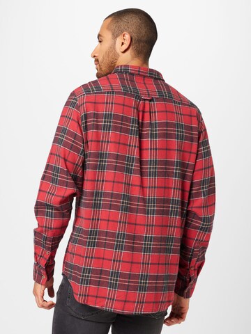 Cotton On Regular fit Button Up Shirt 'CAMDEN' in Red
