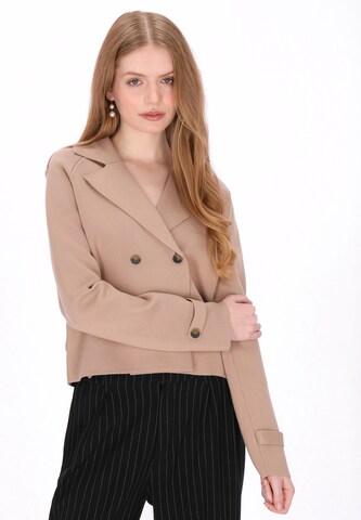 Veste mi-saison 'Classic' DreiMaster Klassik en gris : devant