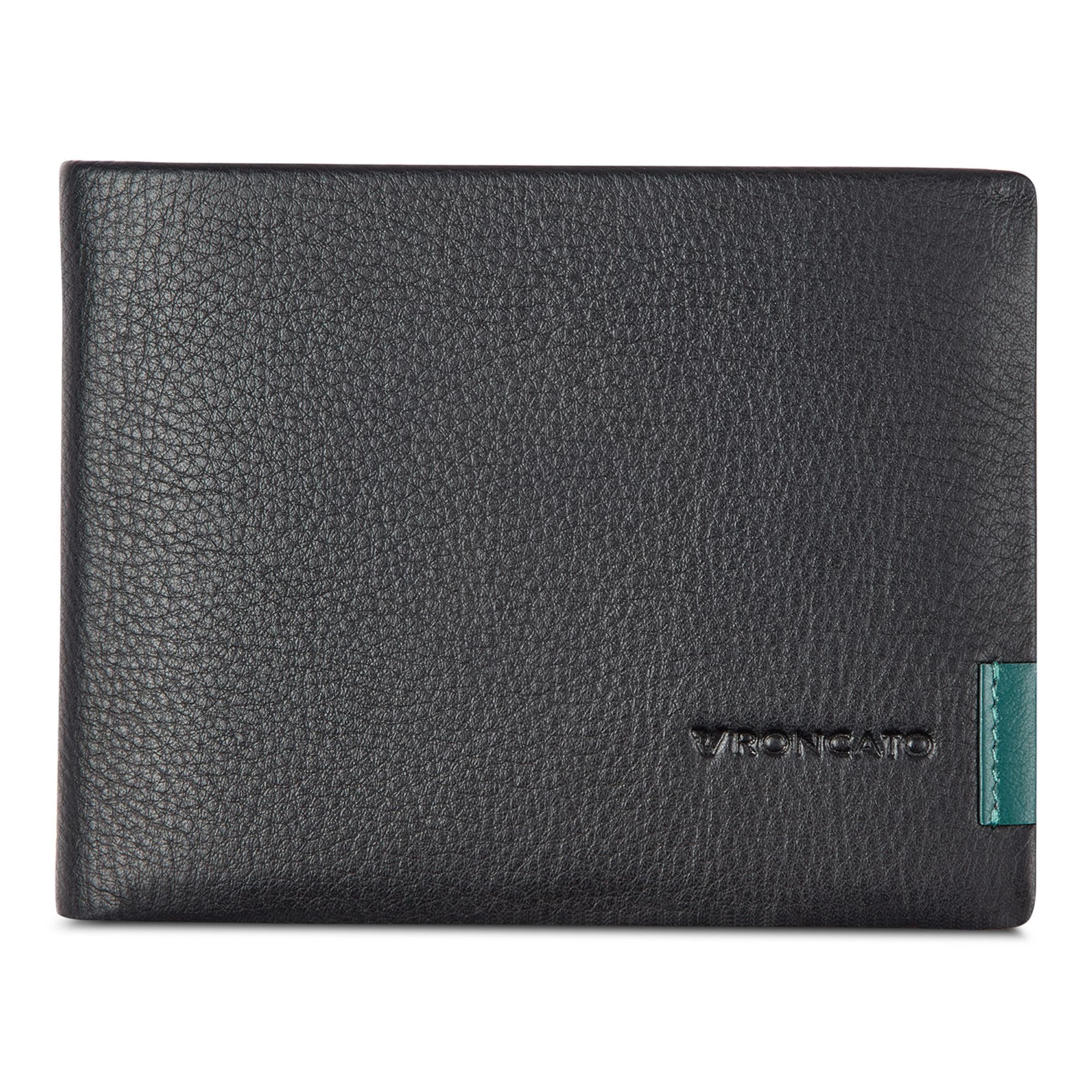 Roncato Wallet 'Monaco' in Black: front