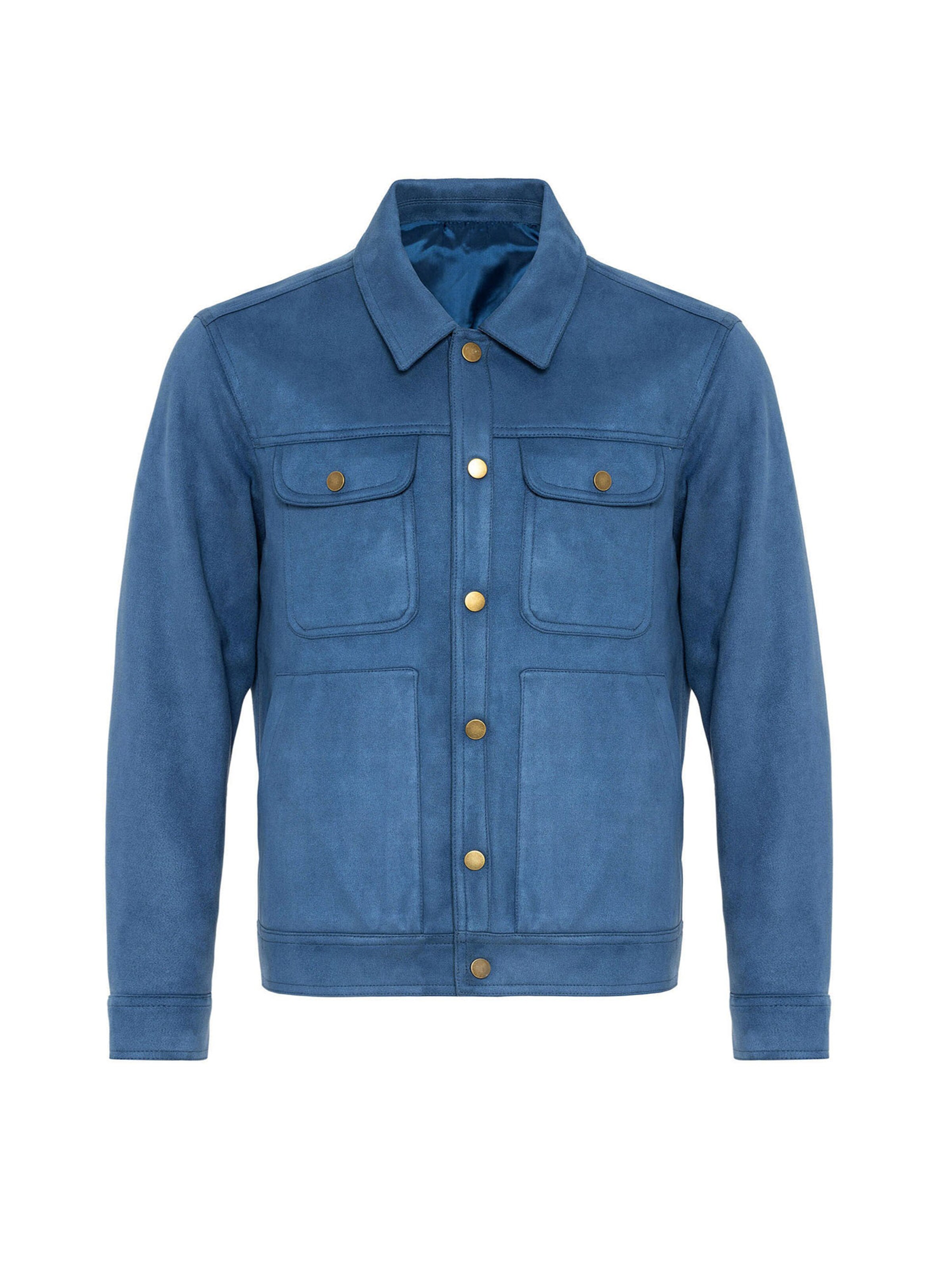 Antioch Välikausitakki värissä sininen: etupuoli