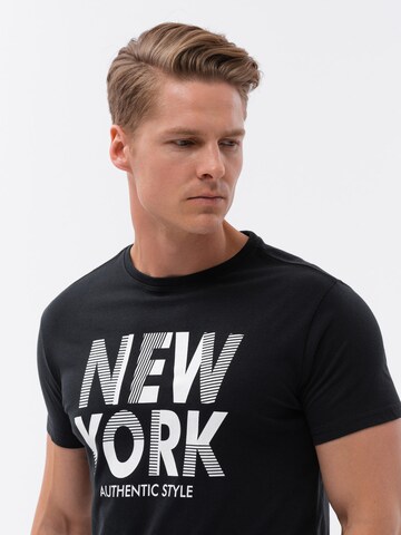 T-Shirt 'S1734' Ombre en noir