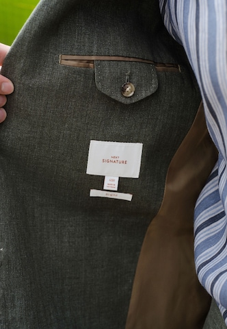 Next Slim fit Business-colbert 'Signature' in Groen