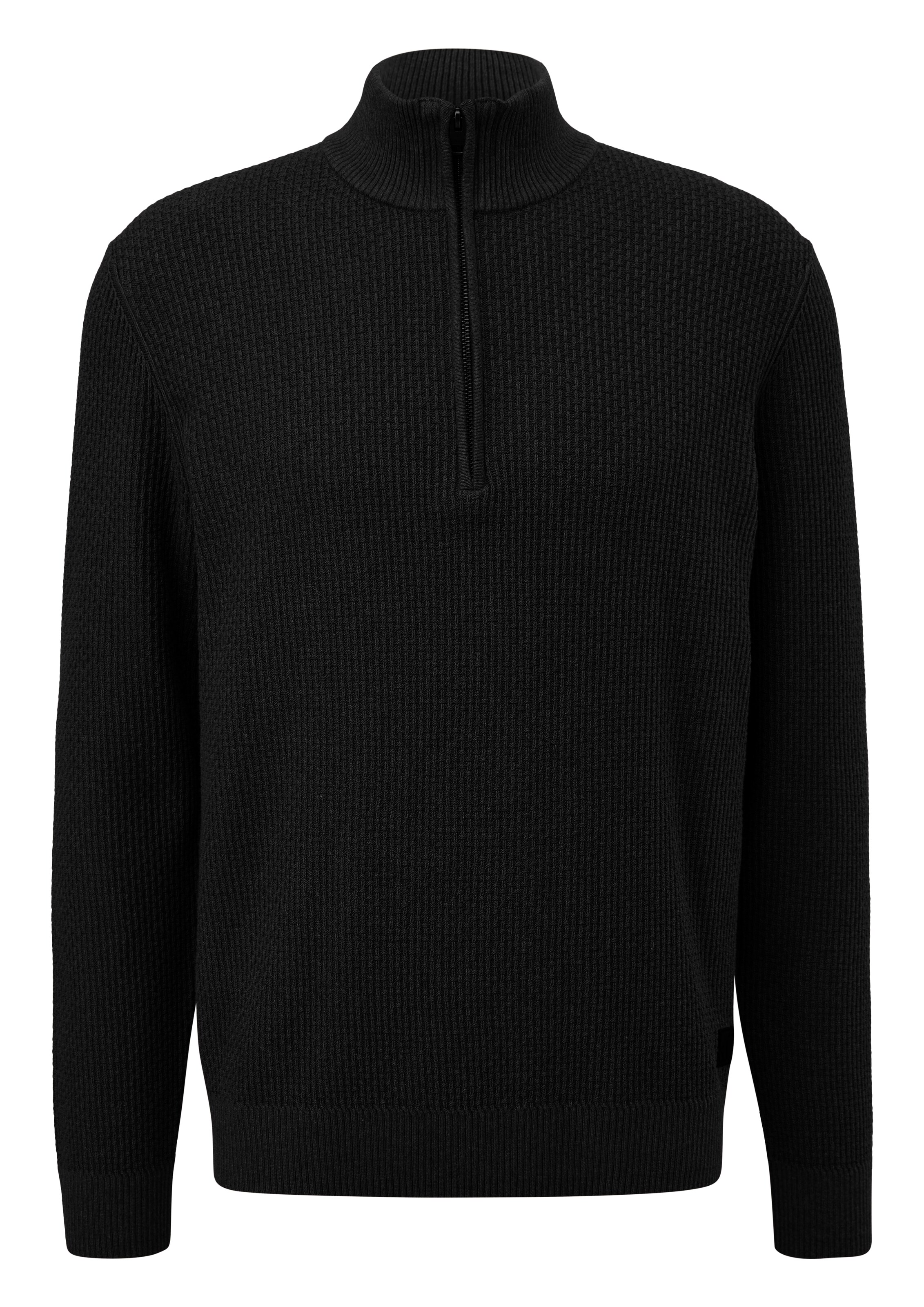 s.Oliver Pullover in Schwarz: Vorderseite