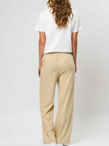 U.S. POLO ASSN. Wide leg Broek 'Ibi' in Beige