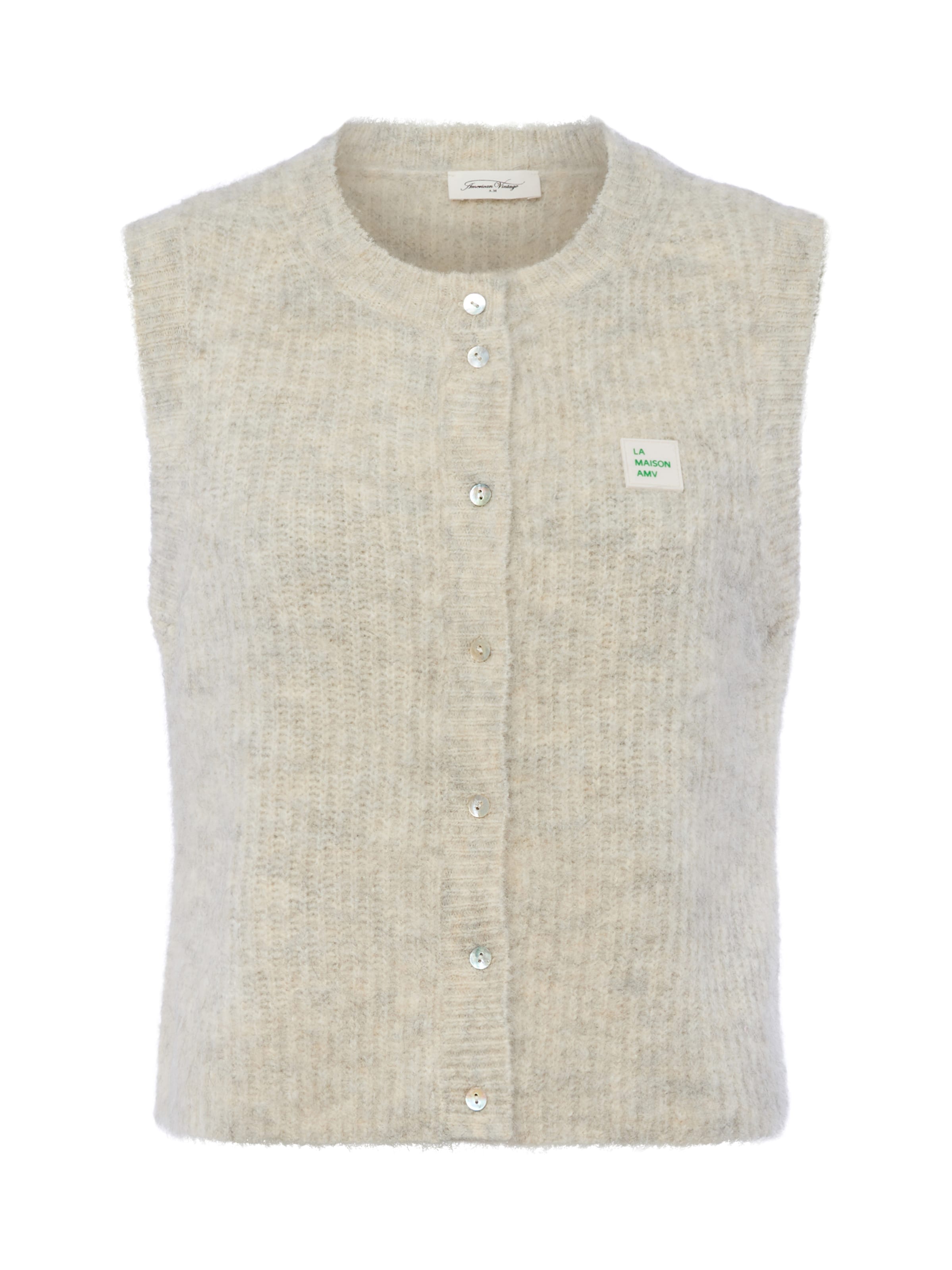 Cardigan ' East ' AMERICAN VINTAGE en gris : devant