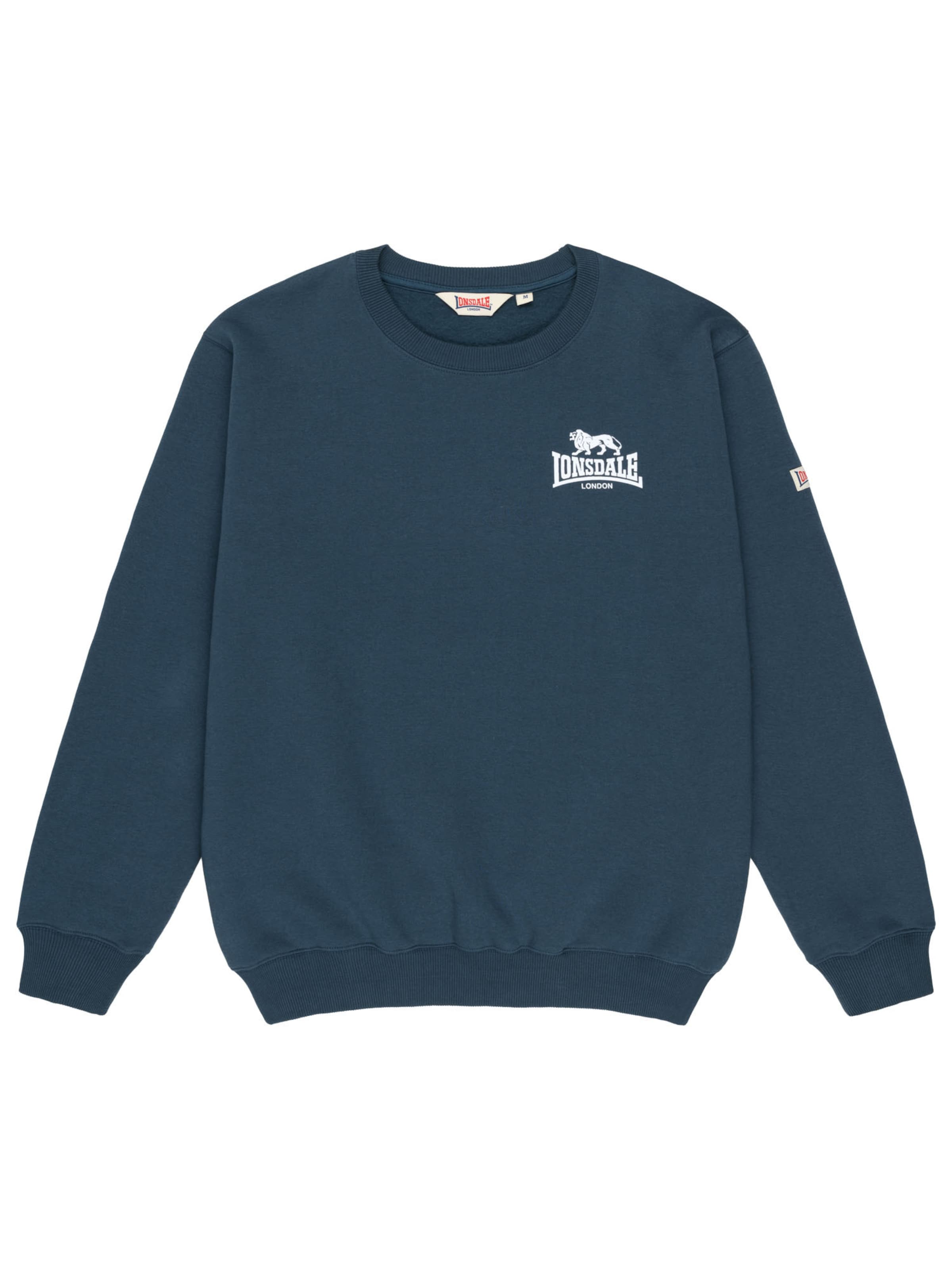 LONSDALE Sweatshirt 'Haighton' in Blue: front
