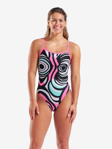 rožinė ARENA Biustjė Maudymosi kostiumėlis 'Illusion': priekis