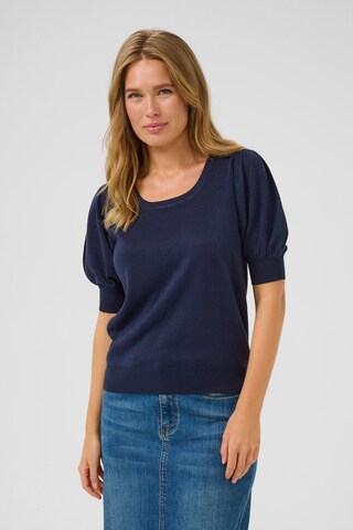 Kaffe Strickpullover 'KARegina' in Blau: Vorderseite