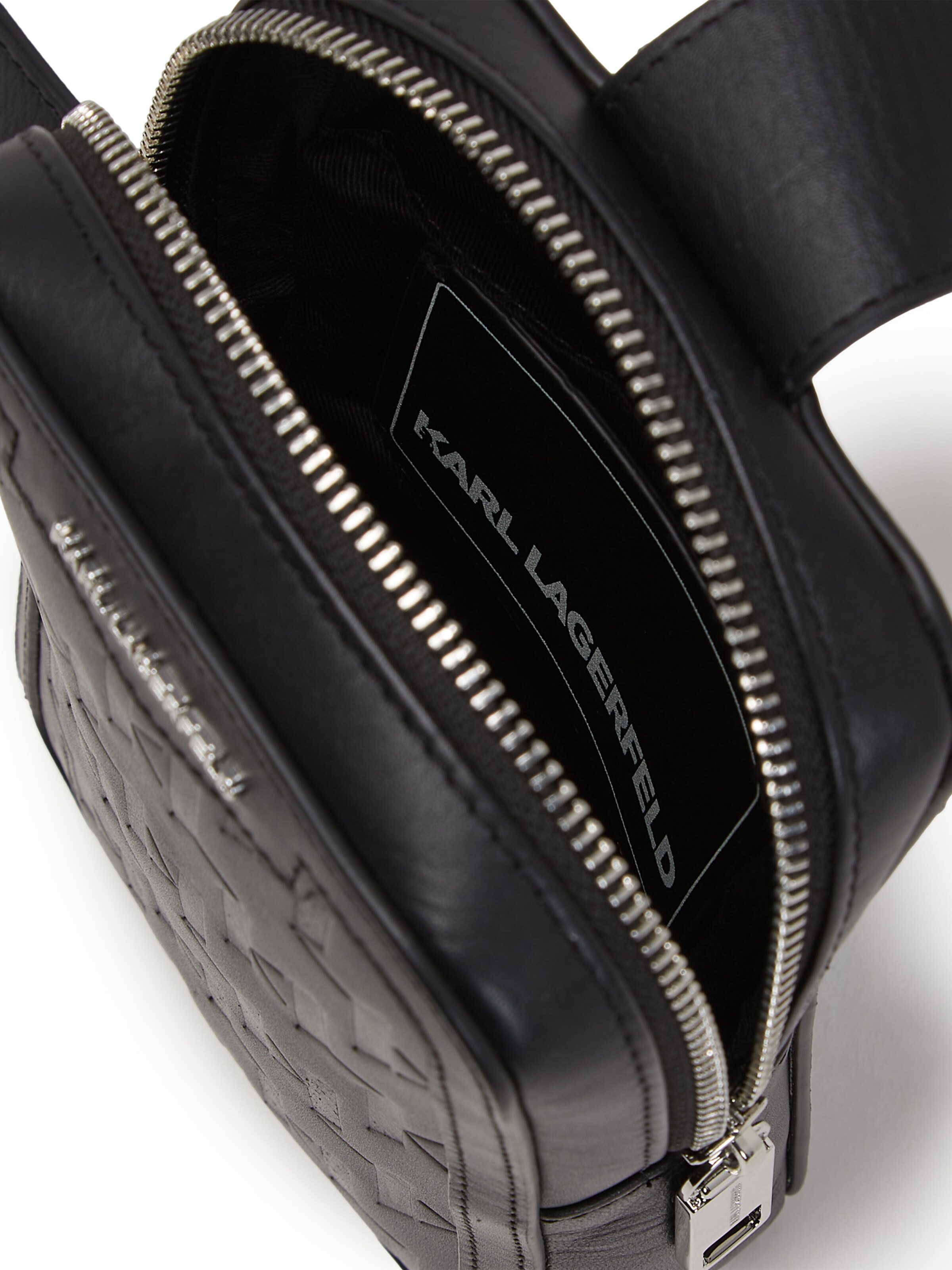 juoda Karl Lagerfeld Rankinė su ilgu dirželiu