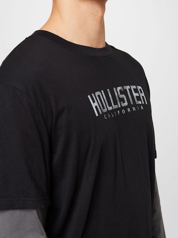 HOLLISTER Tričko – černá