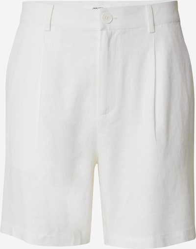 DAN FOX APPAREL Pleat-front trousers 'Alan' in White, Item view