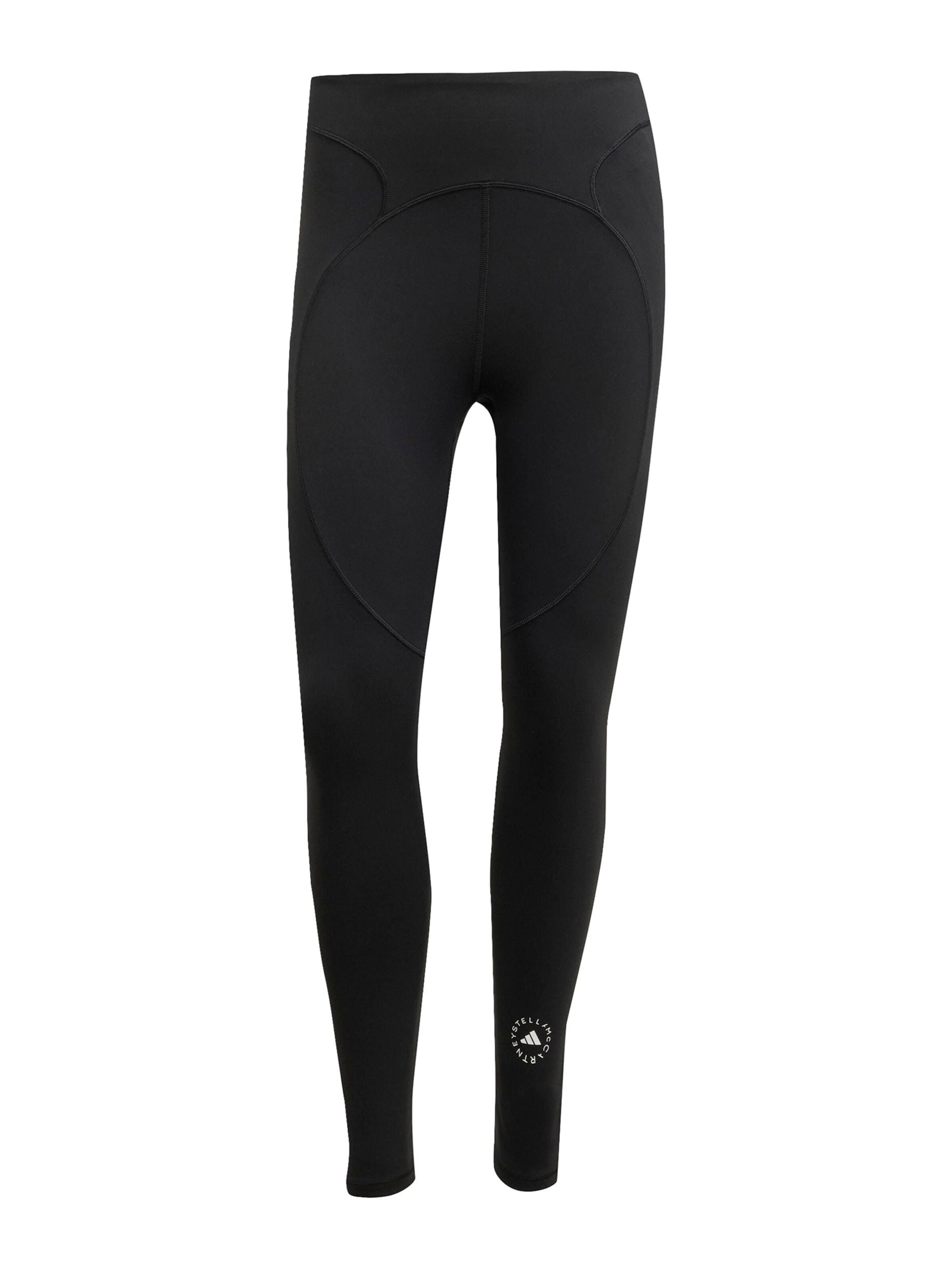 Skinny Pantalon de sport 'Training 7/8' ADIDAS BY STELLA MCCARTNEY en noir : devant