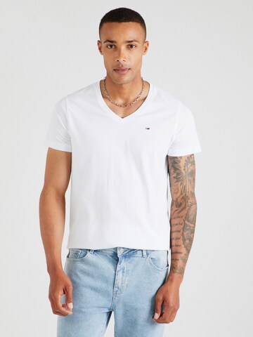 Tommy Jeans - Camiseta en blanco: frente
