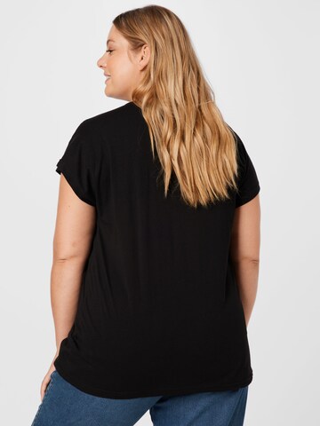 Zizzi T-shirt 'ECONNIE' i svart