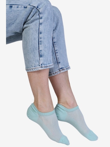 Sokisahtel Socken 'RONJA low-cut cotton socks' in Blau: Vorderseite