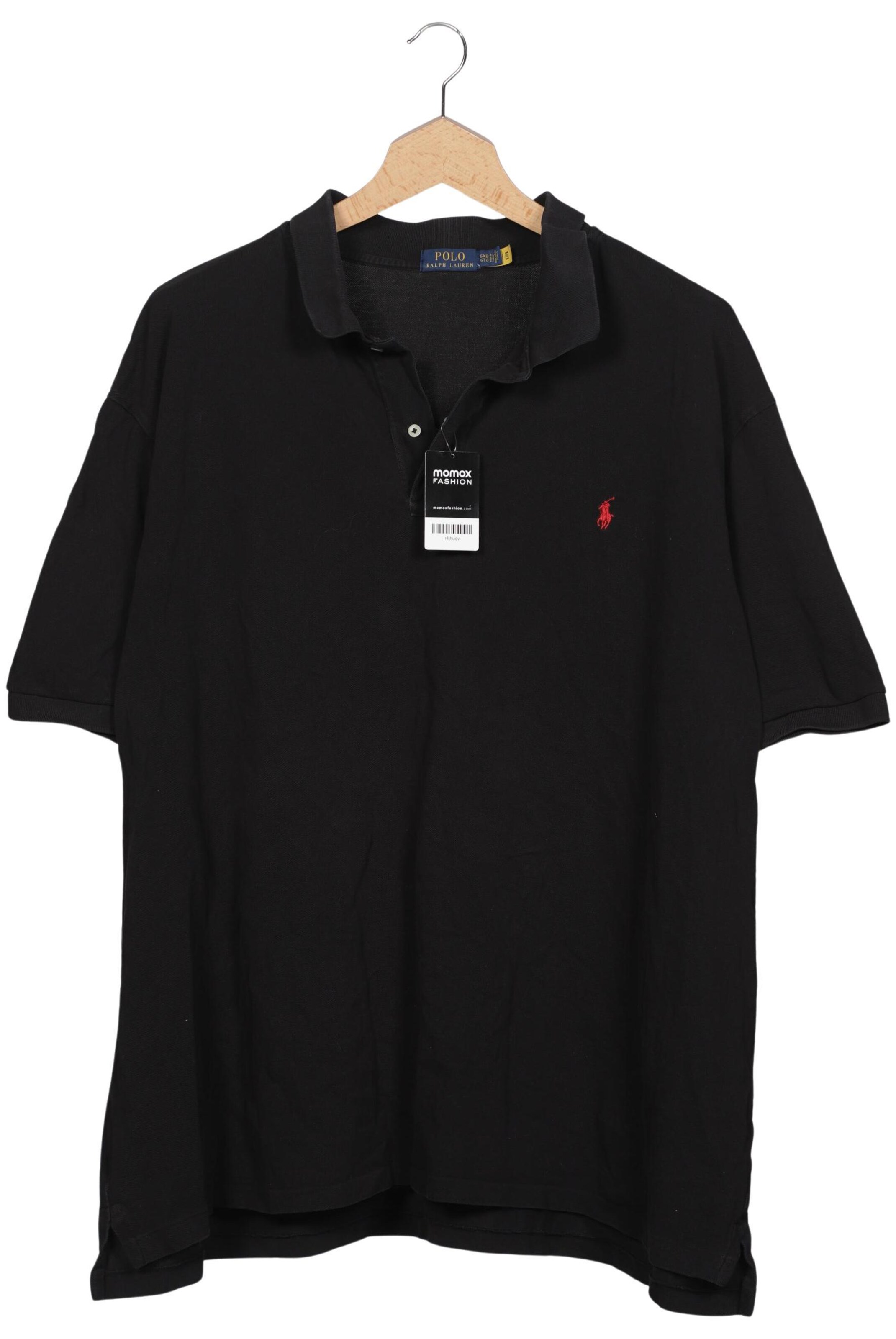 Polo Ralph Lauren Poloshirt 5XL in Schwarz: Vorderseite