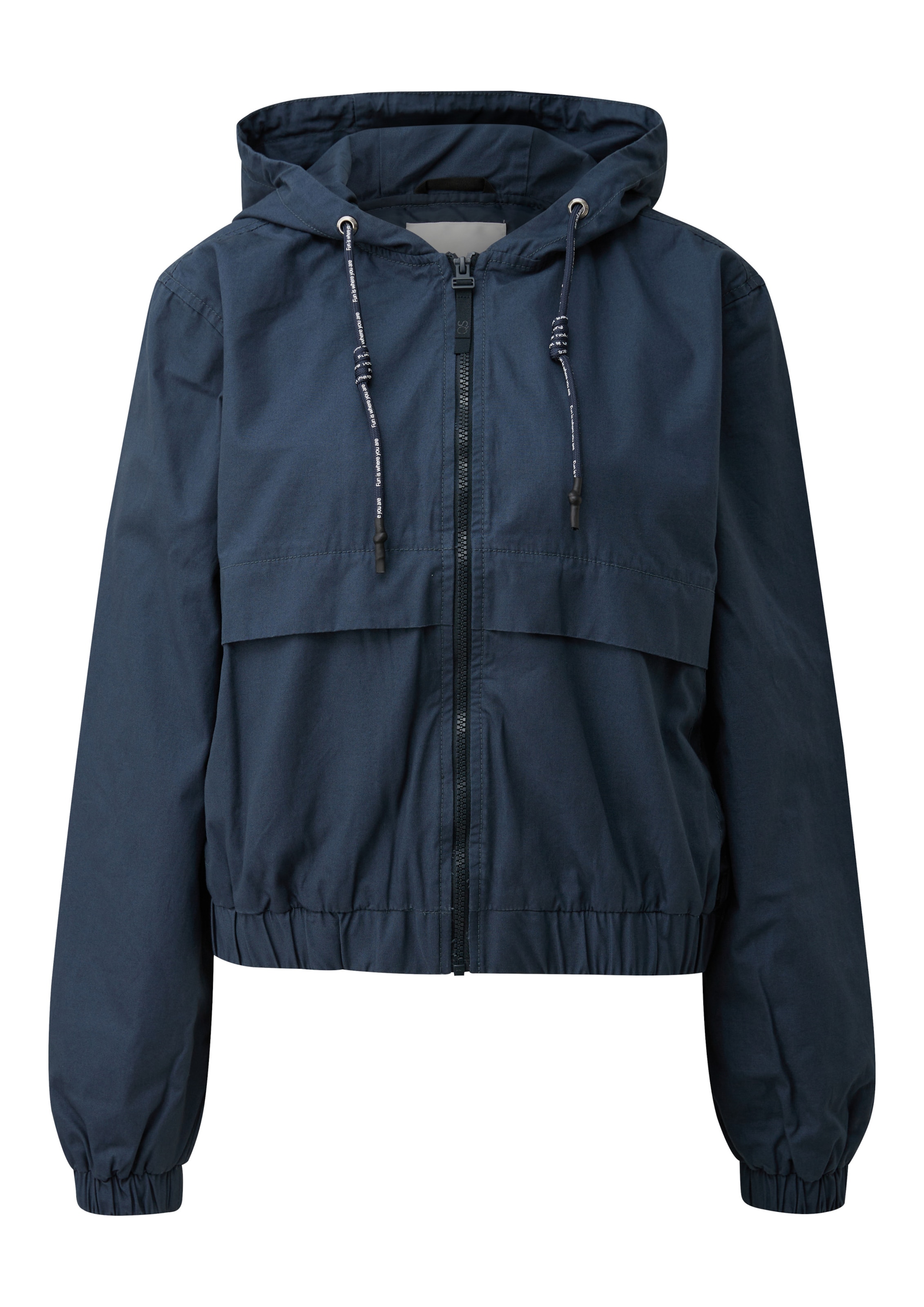 QS Jacke in navy, Produktansicht
